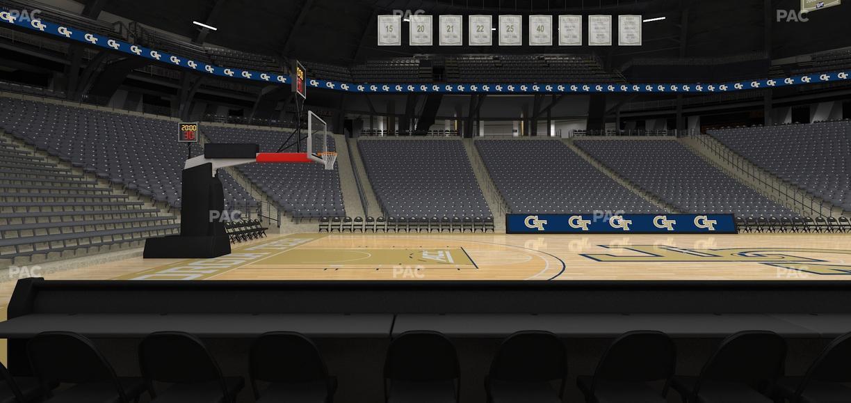 McCamish Pavilion - Section 110 Seat View