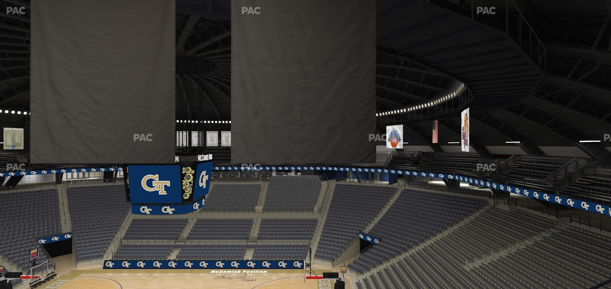 McCamish Pavilion - Section 200 Seat View