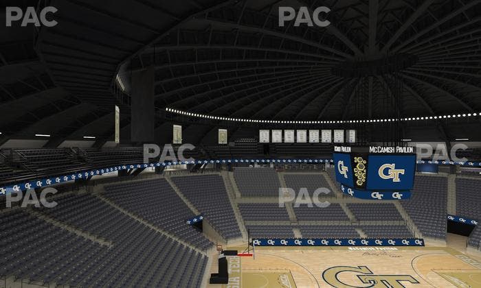 McCamish Pavilion - Section 202 Seat View
