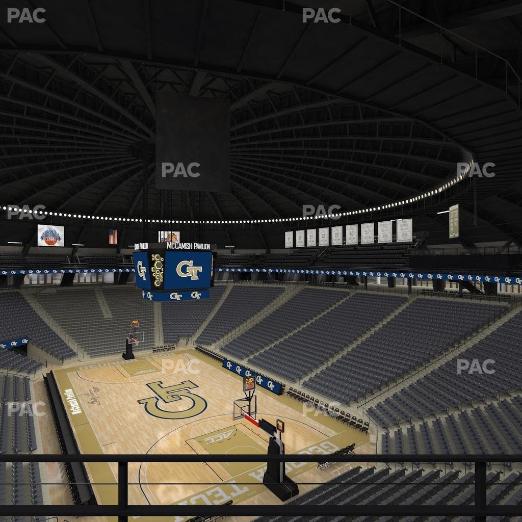 McCamish Pavilion - Section 206 Seat View