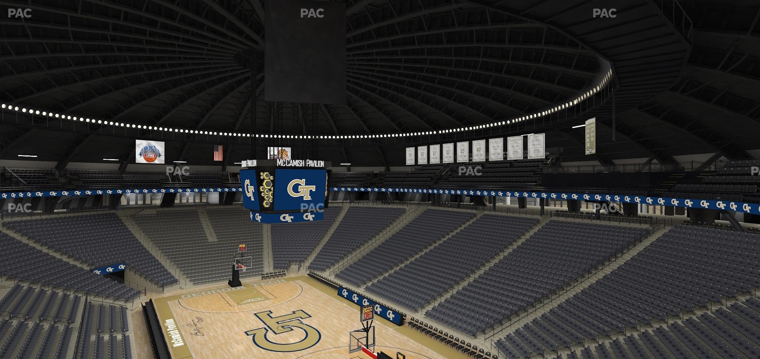 McCamish Pavilion - Section 206 Seat View