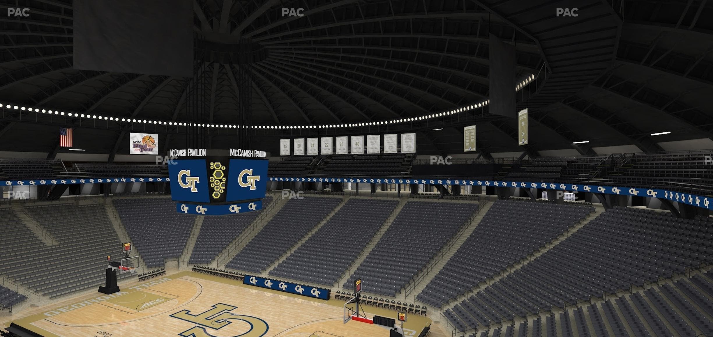 McCamish Pavilion - Section 207 Seat View