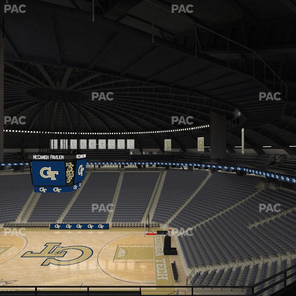 McCamish Pavilion - Section 208 Seat View