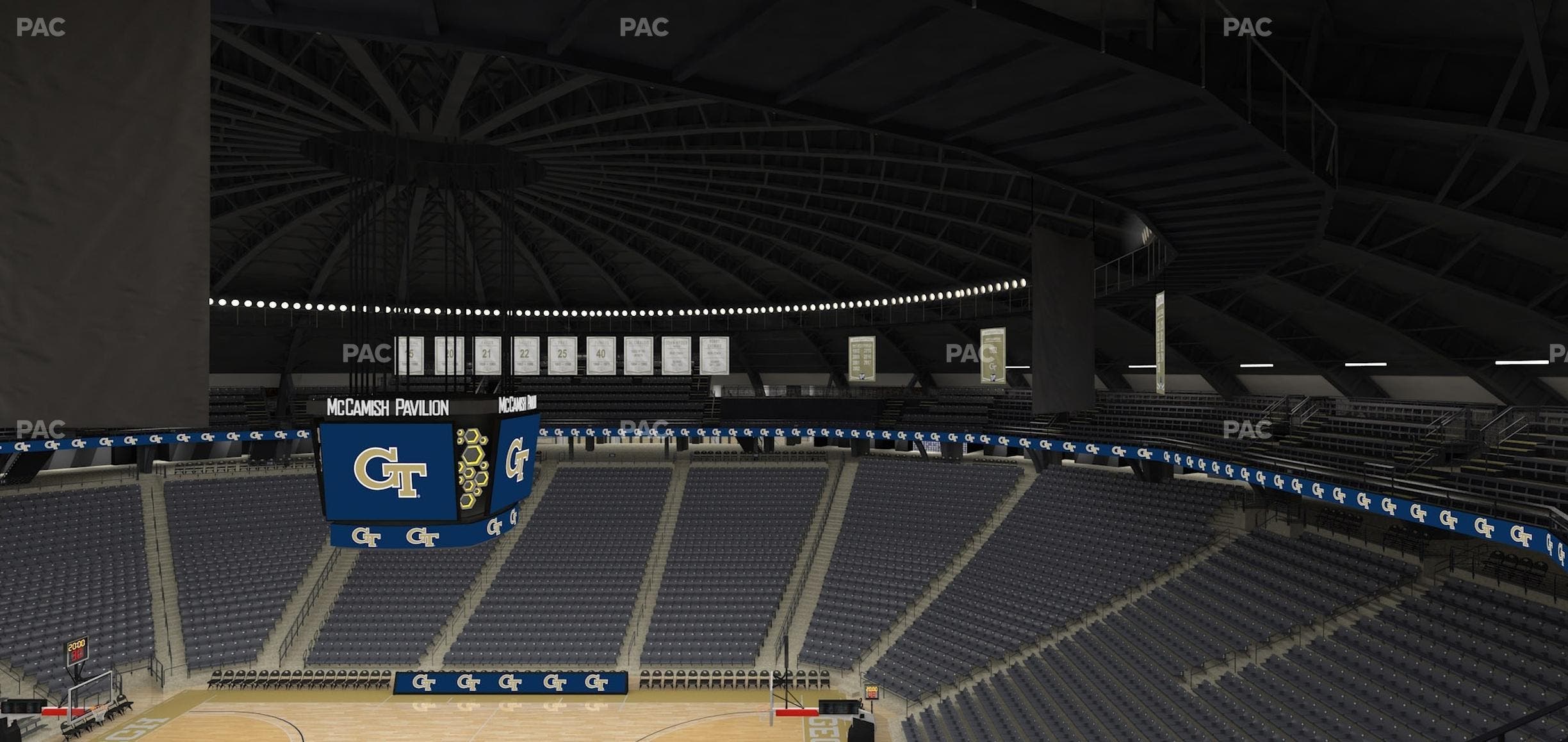 McCamish Pavilion - Section 208 Seat View