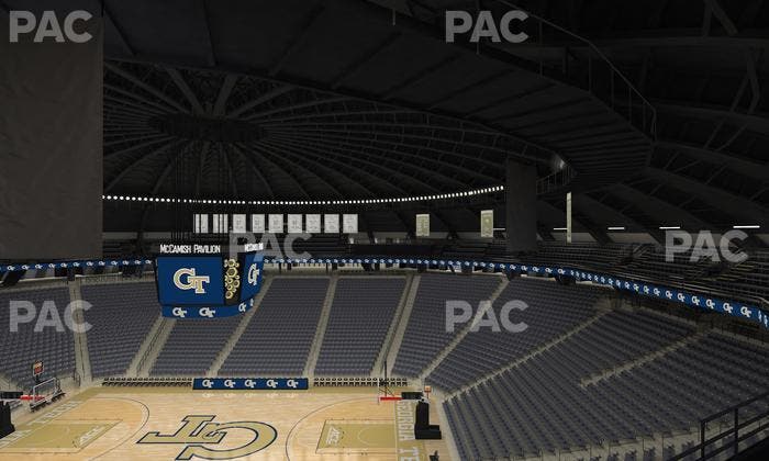 McCamish Pavilion - Section 208 Seat View