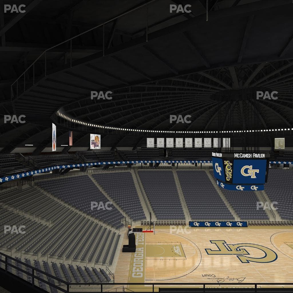 McCamish Pavilion - Section 210 Seat View