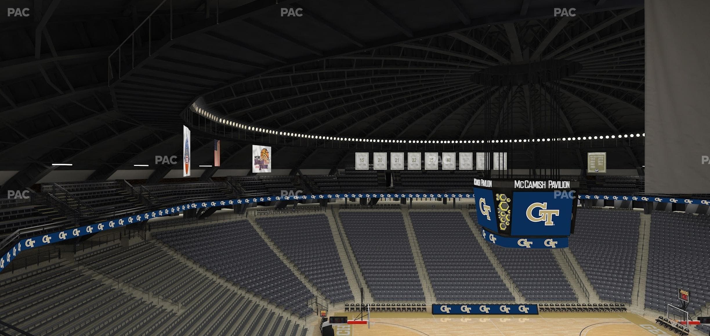McCamish Pavilion - Section 210 Seat View
