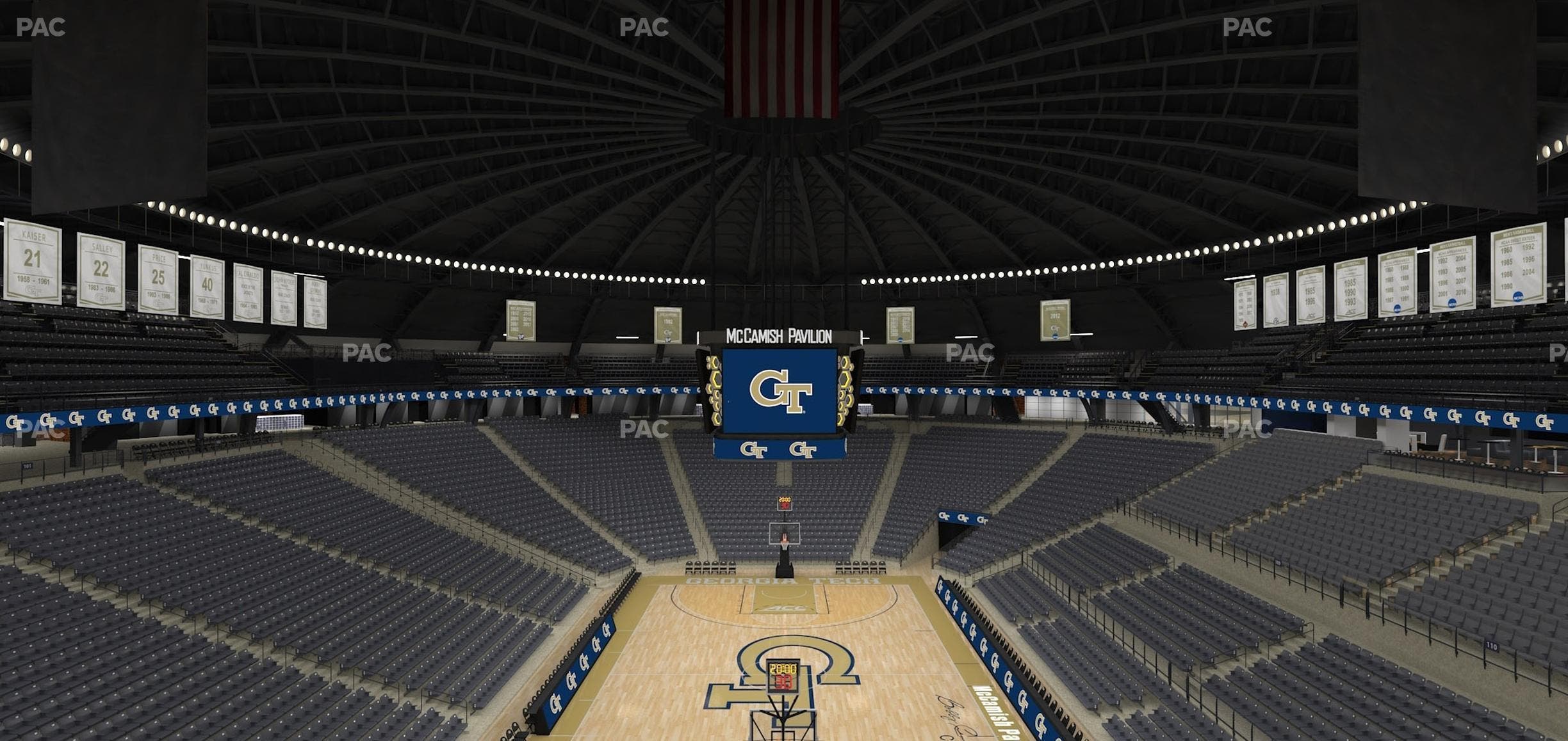 McCamish Pavilion - Section 214 Seat View