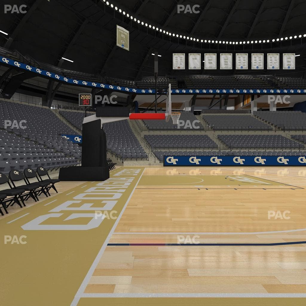 McCamish Pavilion - Section Floor 103 Seat View