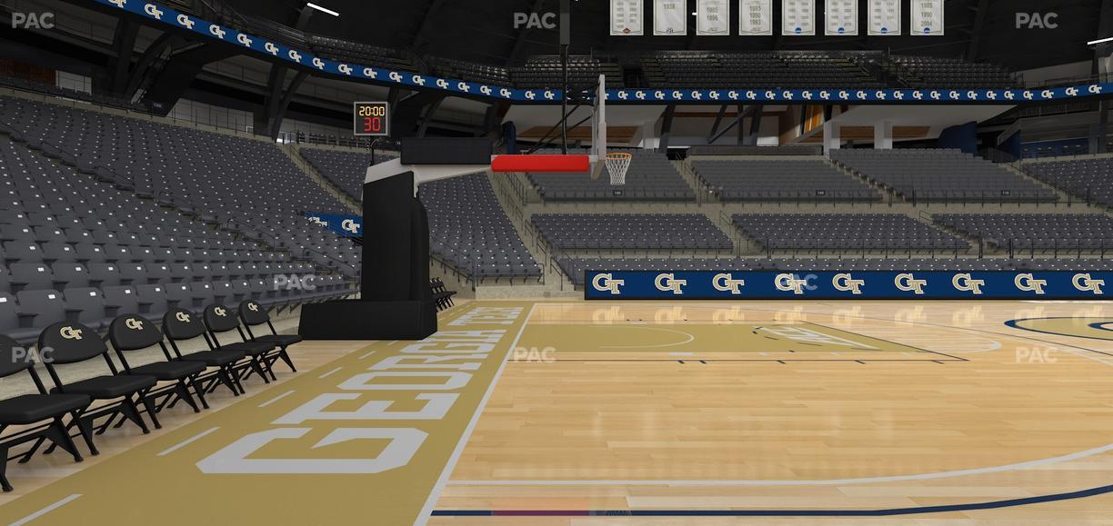 McCamish Pavilion - Section Floor 103 Seat View