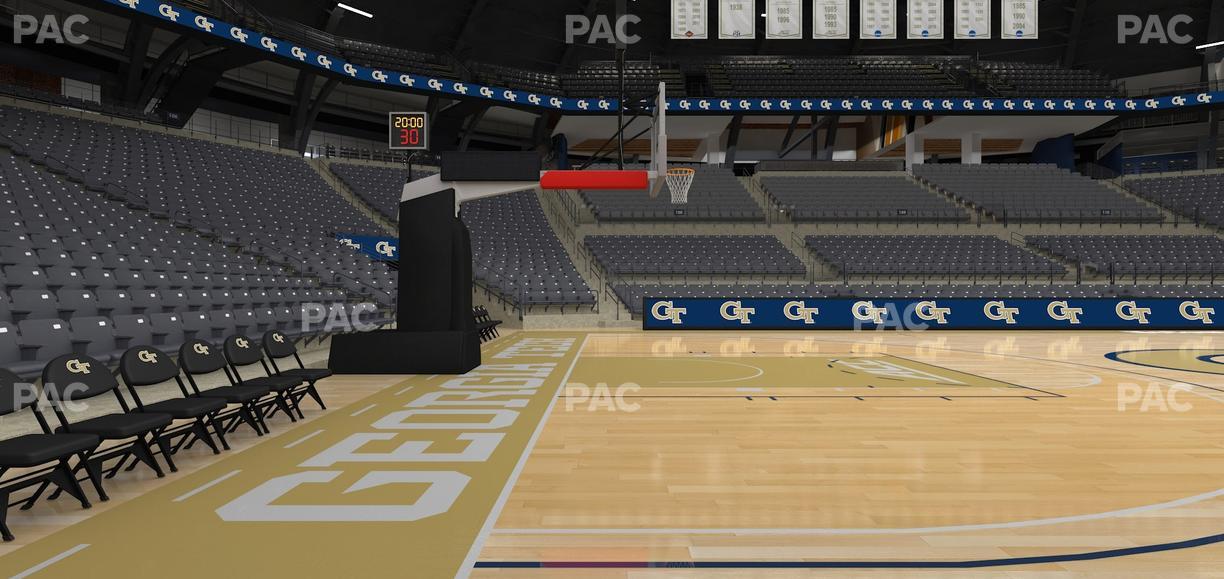 McCamish Pavilion - Section Floor 103 Seat View