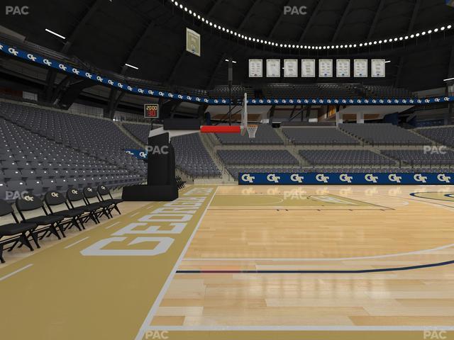 McCamish Pavilion - Section Floor 103 Seat View