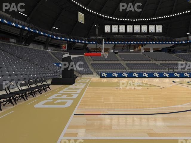 McCamish Pavilion - Section Floor 103 Seat View