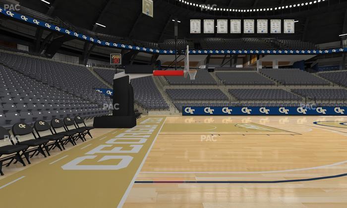 McCamish Pavilion - Section Floor 103 Seat View