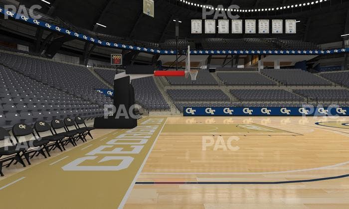 McCamish Pavilion - Section Floor 103 Seat View