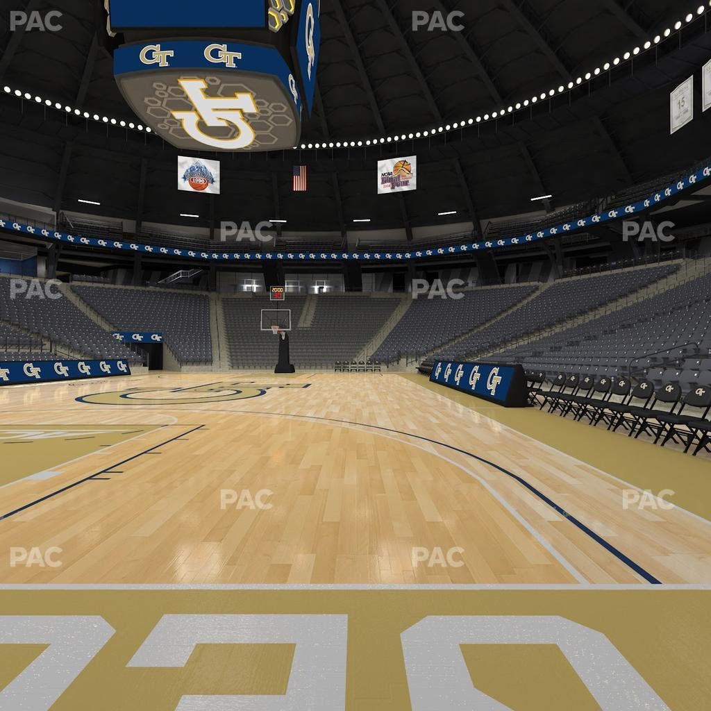 McCamish Pavilion - Section Floor 104 Seat View