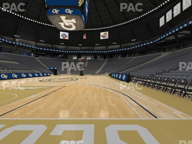 McCamish Pavilion - Section Floor 104 Seat View