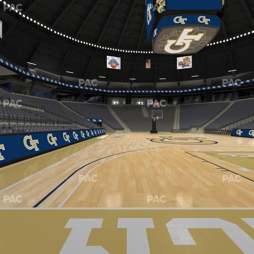 McCamish Pavilion - Section Floor 106 Seat View