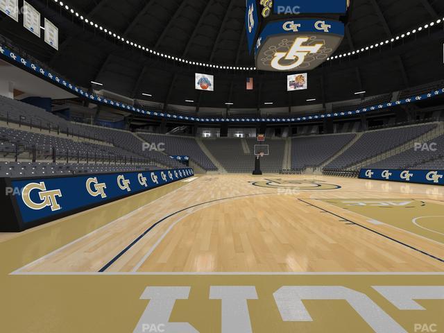 McCamish Pavilion - Section Floor 106 Seat View