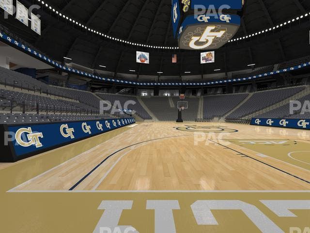 McCamish Pavilion - Section Floor 106 Seat View