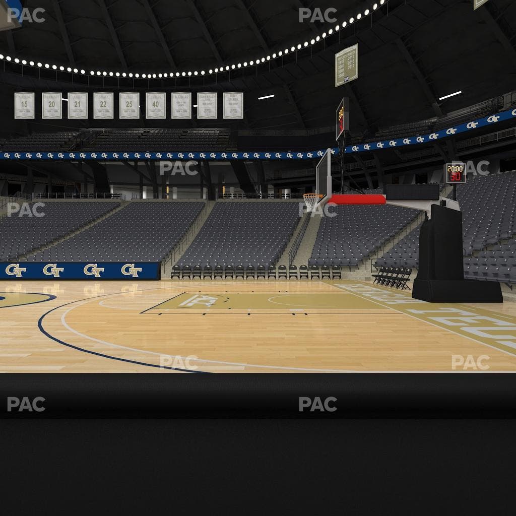 McCamish Pavilion - Section Floor 108 Seat View