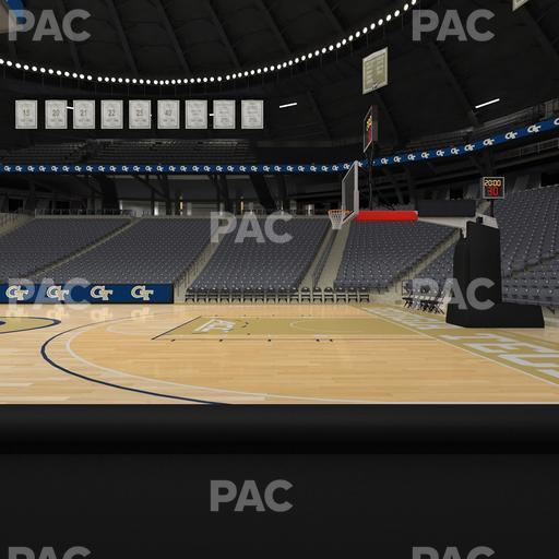 McCamish Pavilion - Section Floor 108 Seat View