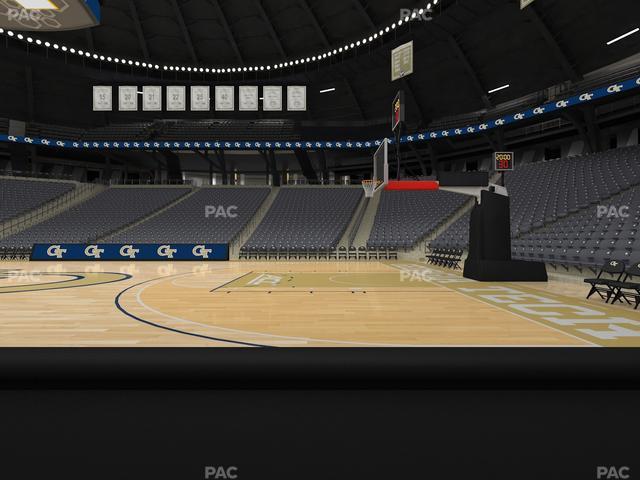 McCamish Pavilion - Section Floor 108 Seat View
