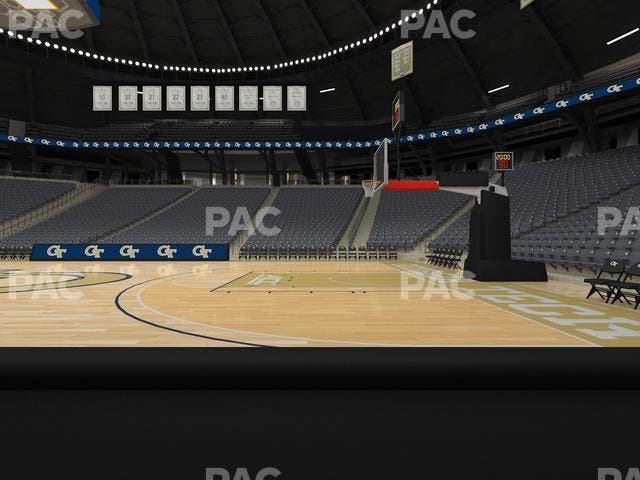 McCamish Pavilion - Section Floor 108 Seat View