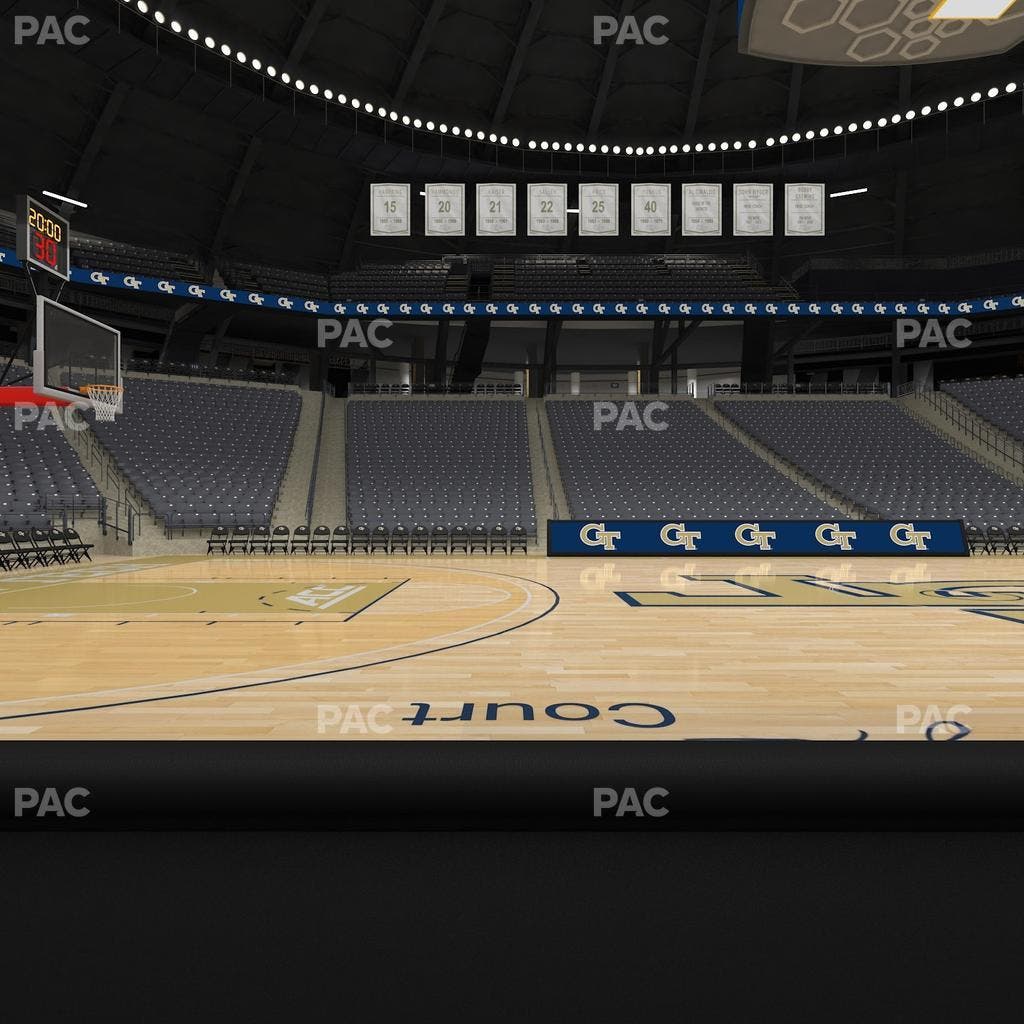McCamish Pavilion - Section Floor 109 Seat View