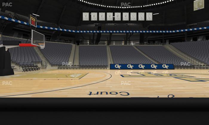 McCamish Pavilion - Section Floor 109 Seat View