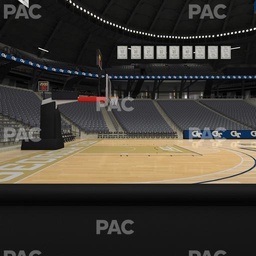 McCamish Pavilion - Section Floor 110 Seat View