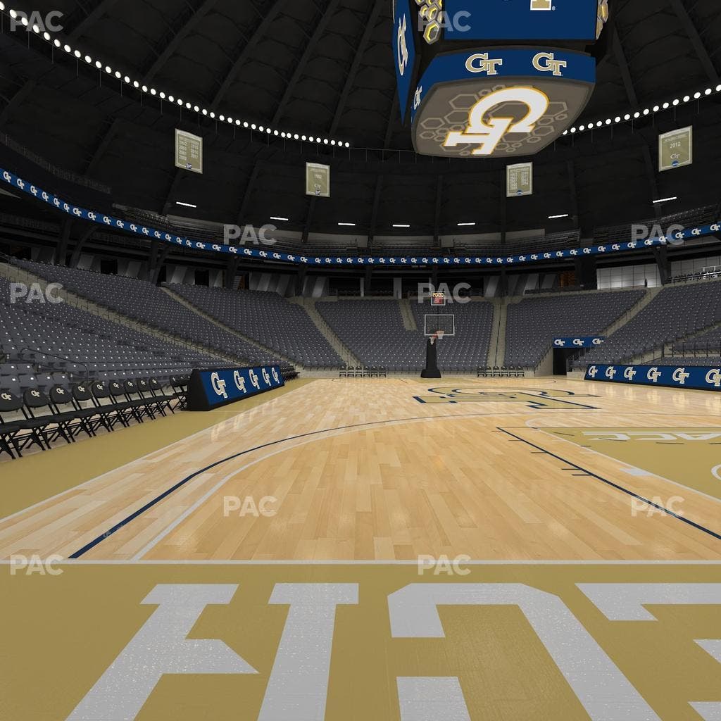McCamish Pavilion - Section Floor 114 Seat View