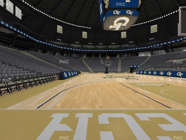 McCamish Pavilion - Section Floor 114 Seat View