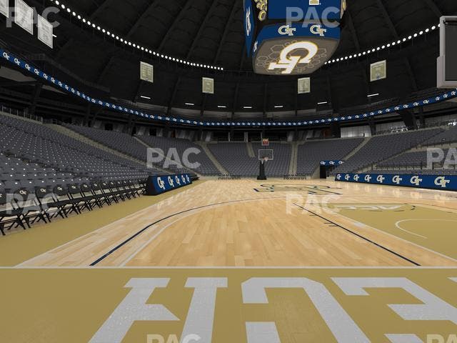 McCamish Pavilion - Section Floor 114 Seat View