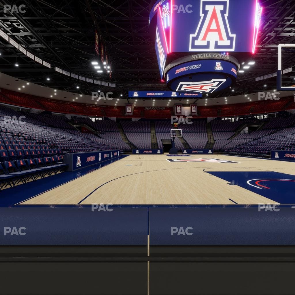McKale Center - Section Floor 10 Seat View