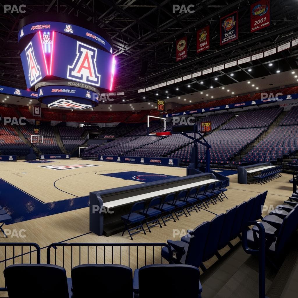 McKale Center - Section Floor 11 Seat View
