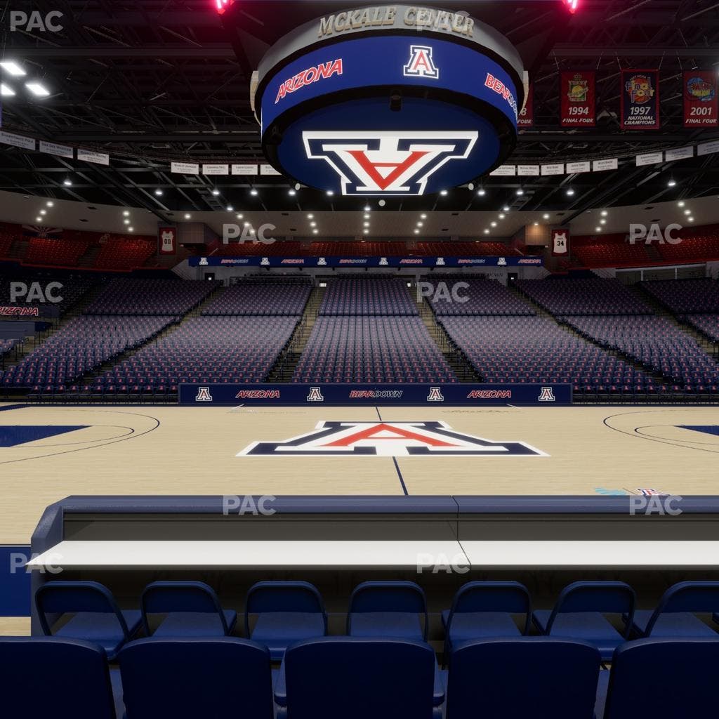 McKale Center - Section Floor 15 Seat View