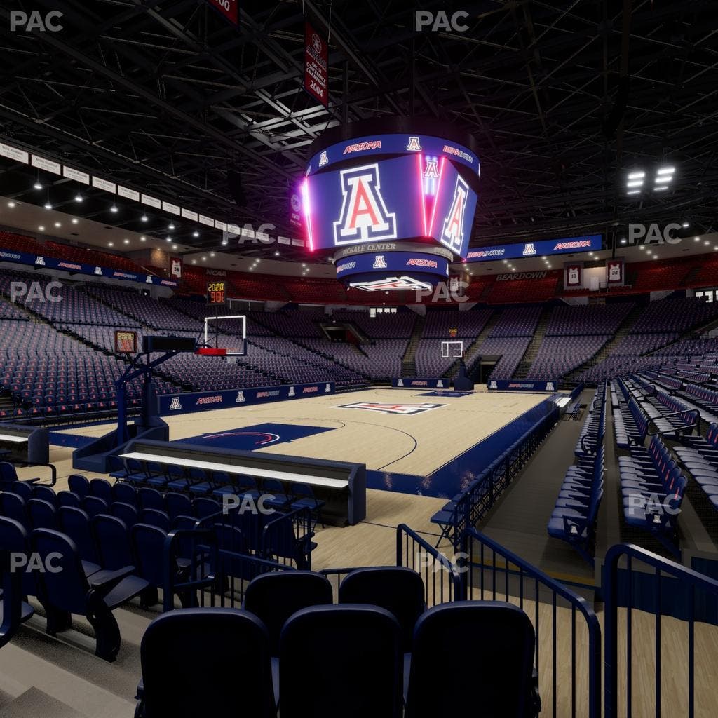 McKale Center - Section Floor 19 Seat View