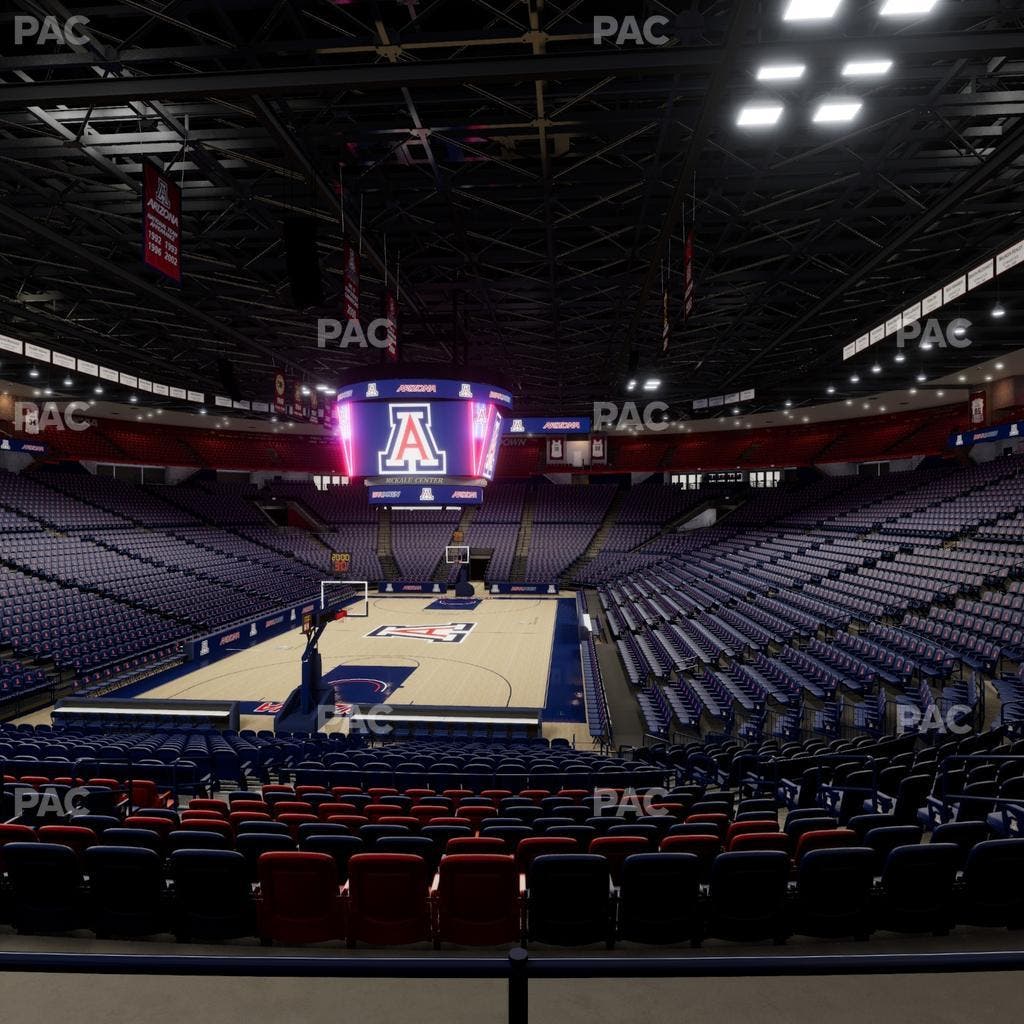 McKale Center - Section Floor 20 Seat View