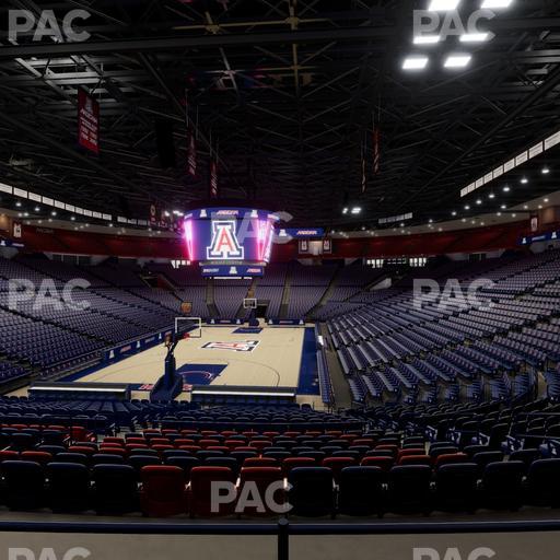 McKale Center - Section Floor 20 Seat View