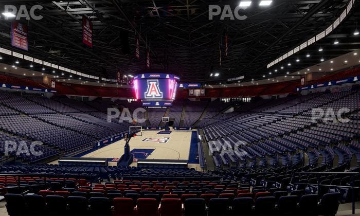 McKale Center - Section Floor 20 Seat View