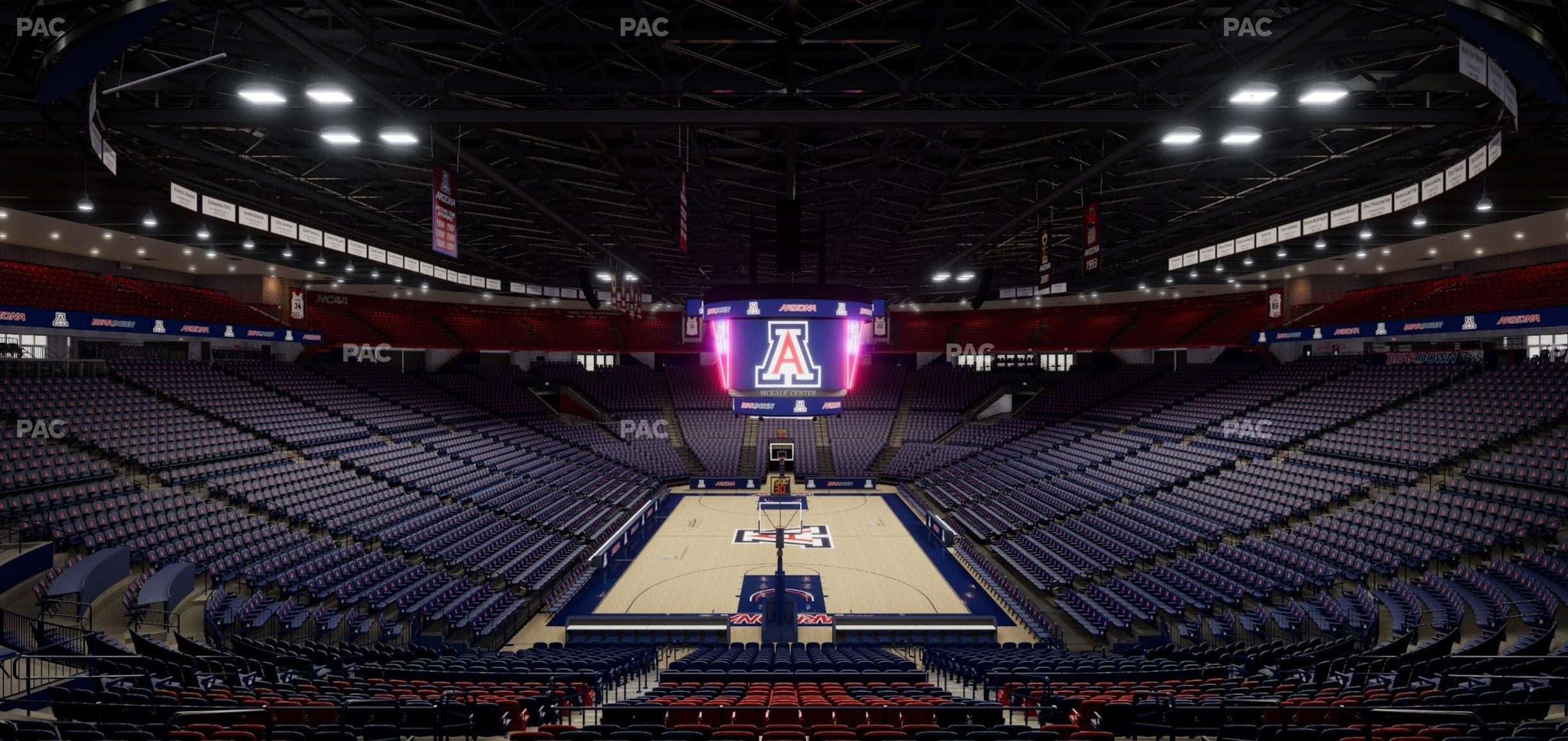 McKale Center - Section Floor 21 Seat View