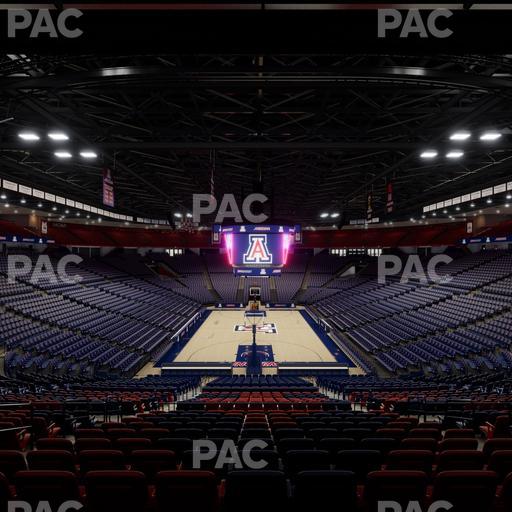 McKale Center - Section Floor 21 Seat View