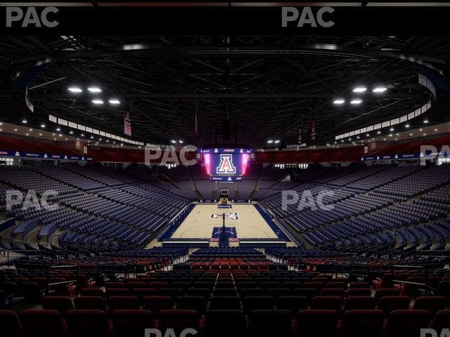 McKale Center - Section Floor 21 Seat View