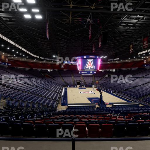 McKale Center - Section Floor 22 Seat View