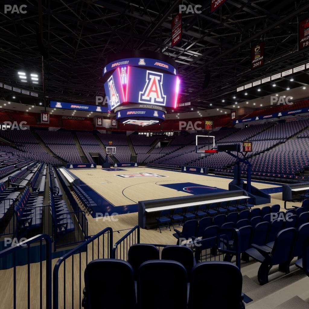 McKale Center - Section Floor 23 Seat View