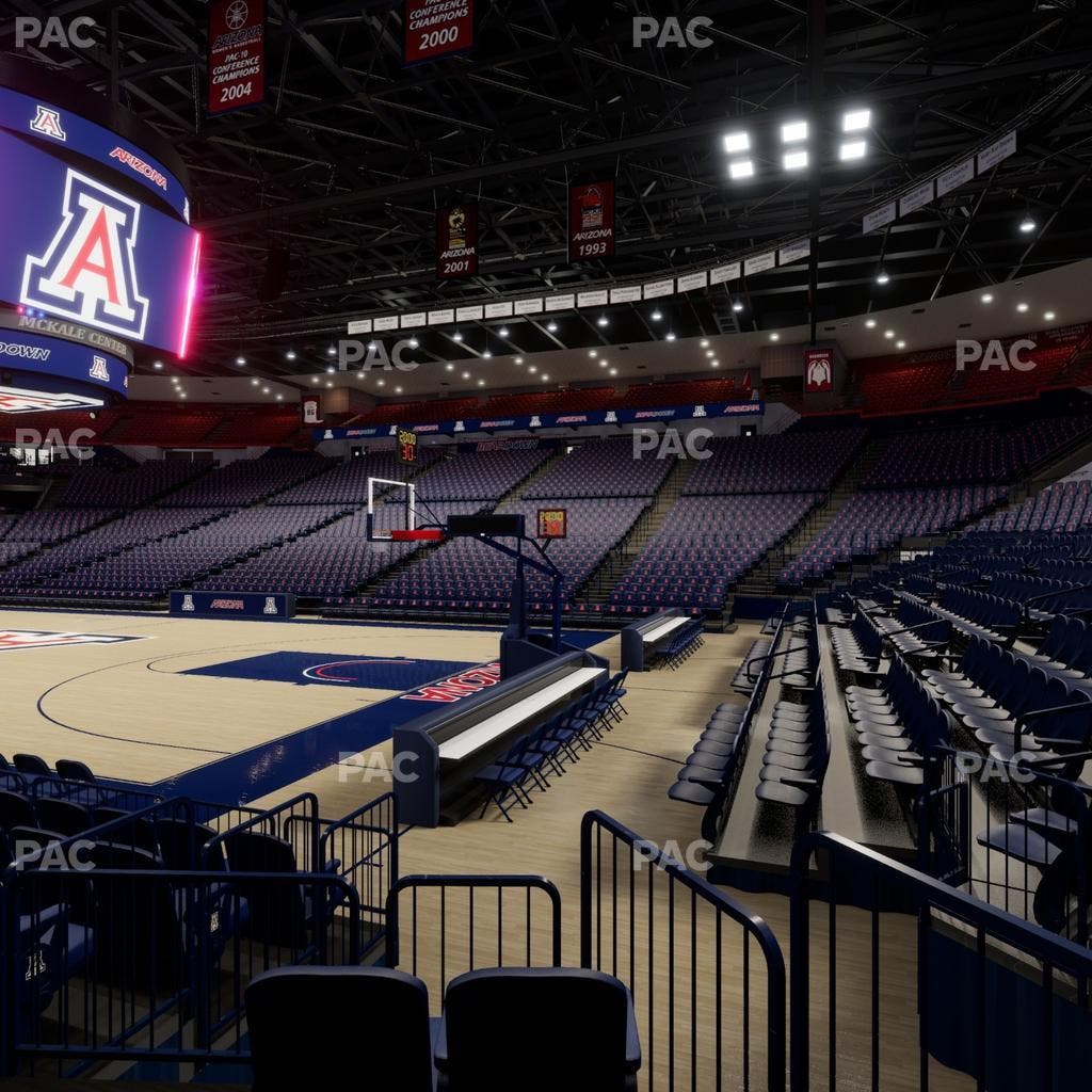 McKale Center - Section Floor 24 Seat View