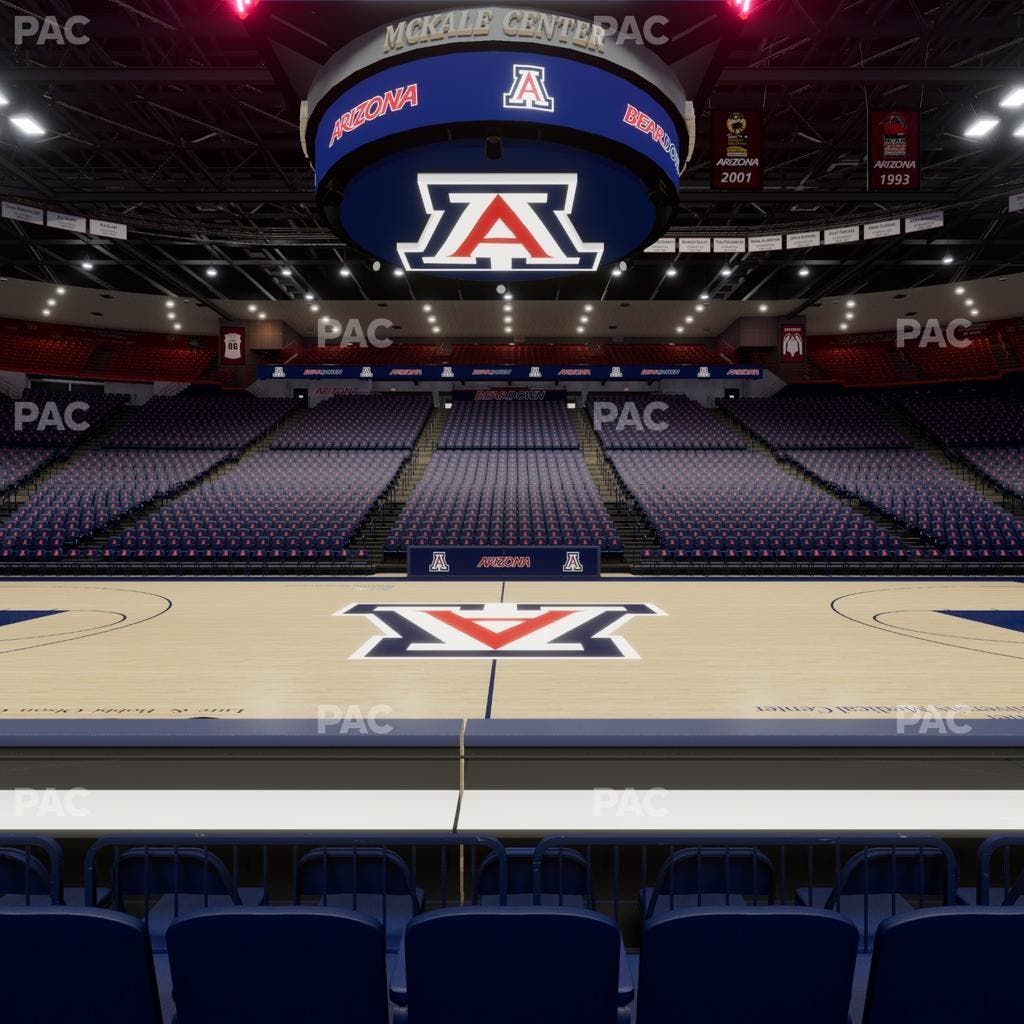 McKale Center - Section Floor 3 Seat View