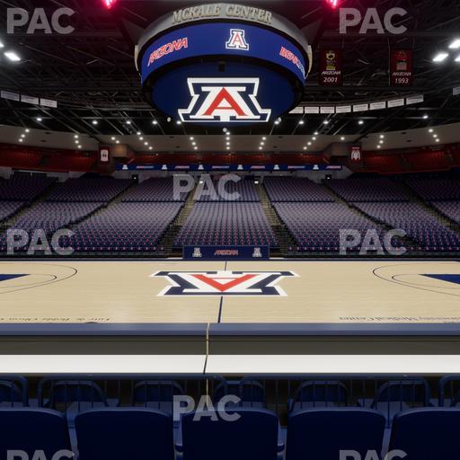 McKale Center - Section Floor 3 Seat View