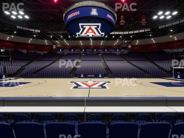 McKale Center - Section Floor 3 Seat View